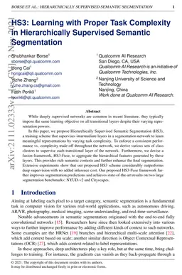 HS3: Learning with Proper Task Complexity in Hierarchically Supervised
  Semantic Segmentation