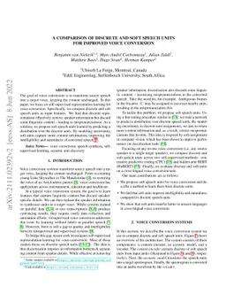 A Comparison of Discrete and Soft Speech Units for Improved Voice
  Conversion