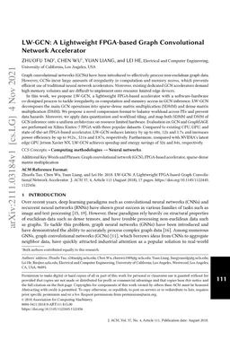 LW-GCN: A Lightweight FPGA-based Graph Convolutional Network Accelerator