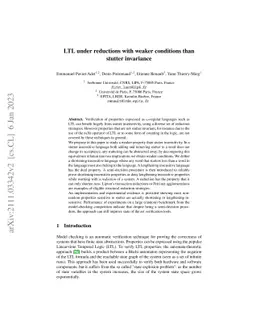 LTL under reductions with weaker conditions than stutter-invariance