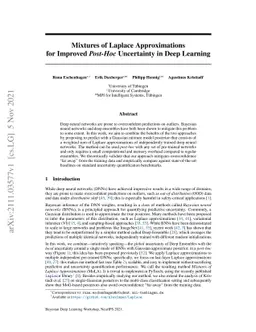 Mixtures of Laplace Approximations for Improved Post-Hoc Uncertainty in
  Deep Learning