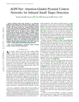 AGPCNet: Attention-Guided Pyramid Context Networks for Infrared Small
  Target Detection