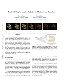 TermiNeRF: Ray Termination Prediction for Efficient Neural Rendering