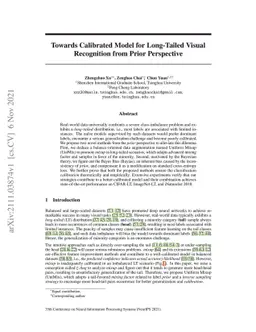 Towards Calibrated Model for Long-Tailed Visual Recognition from Prior
  Perspective