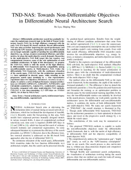 TND-NAS: Towards Non-differentiable Objectives in Progressive
  Differentiable NAS Framework