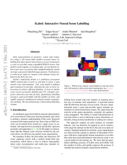 ILabel: Interactive Neural Scene Labelling