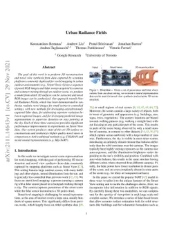 Urban Radiance Fields