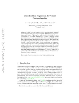 Classification-Regression for Chart Comprehension