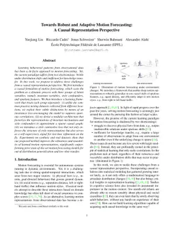 Towards Robust and Adaptive Motion Forecasting: A Causal Representation
  Perspective