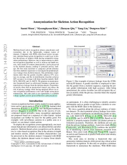 Anonymization for Skeleton Action Recognition