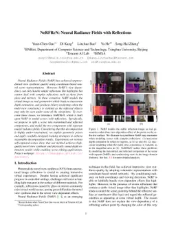 NeRFReN: Neural Radiance Fields with Reflections