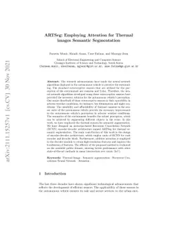 ARTSeg: Employing Attention for Thermal images Semantic Segmentation