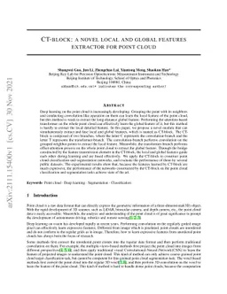 CT-block: a novel local and global features extractor for point cloud