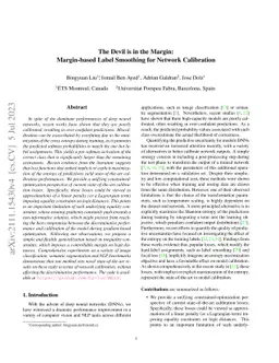 The Devil is in the Margin: Margin-based Label Smoothing for Network
  Calibration