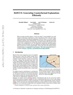 DeDUCE: Generating Counterfactual Explanations Efficiently
