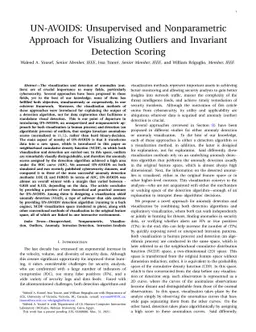 UN-AVOIDS: Unsupervised and Nonparametric Approach for Visualizing
  Outliers and Invariant Detection Scoring