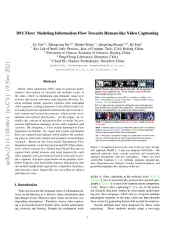 DVCFlow: Modeling Information Flow Towards Human-like Video Captioning