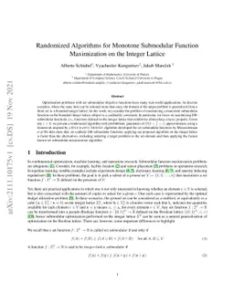 Randomized Algorithms for Monotone Submodular Function Maximization on
  the Integer Lattice