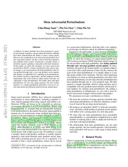 Meta Adversarial Perturbations