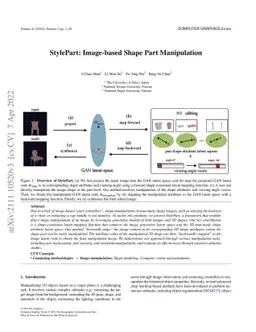StylePart: Image-based Shape Part Manipulation