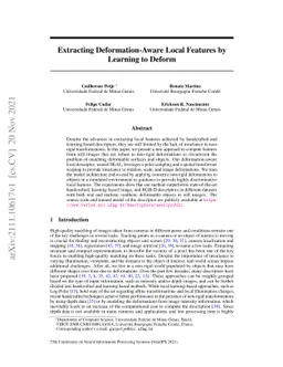 Extracting Deformation-Aware Local Features by Learning to Deform