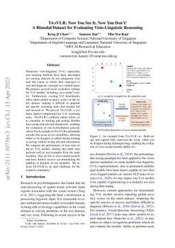 TraVLR: Now You See It, Now You Don't! A Bimodal Dataset for Evaluating
  Visio-Linguistic Reasoning
