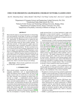 Structure-Preserving Graph Kernel for Brain Network Classification