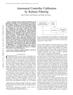 Automated Controller Calibration by Kalman Filtering