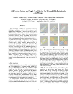 MidNet: An Anchor-and-Angle-Free Detector for Oriented Ship Detection in
  Aerial Images
