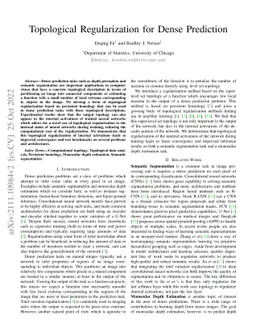 Topological Regularization for Dense Prediction
