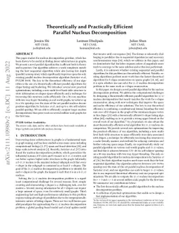 Theoretically and Practically Efficient Parallel Nucleus Decomposition