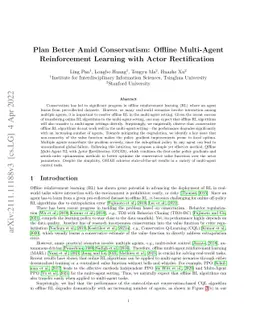 Plan Better Amid Conservatism: Offline Multi-Agent Reinforcement
  Learning with Actor Rectification