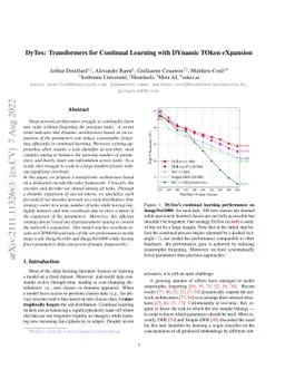 DyTox: Transformers for Continual Learning with DYnamic TOken eXpansion