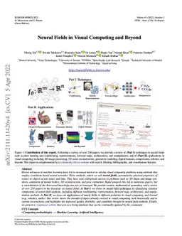 Neural Fields in Visual Computing and Beyond