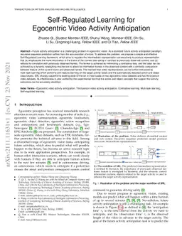 Self-Regulated Learning for Egocentric Video Activity Anticipation