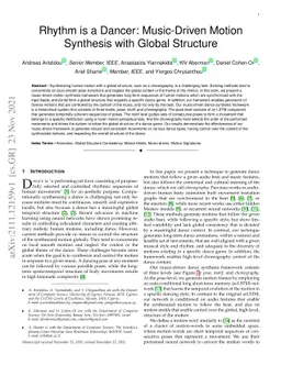 Rhythm is a Dancer: Music-Driven Motion Synthesis with Global Structure