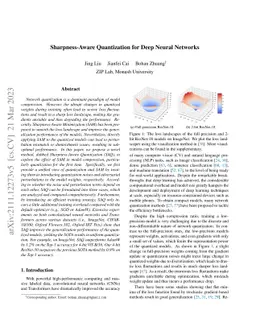 Sharpness-aware Quantization for Deep Neural Networks