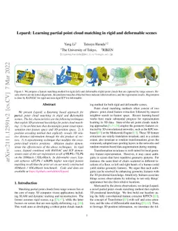 Lepard: Learning partial point cloud matching in rigid and deformable
  scenes
