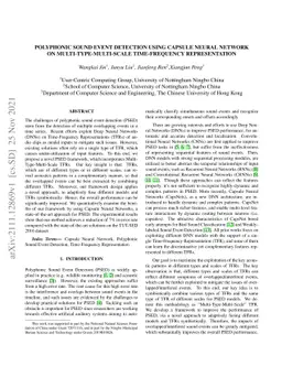 Polyphonic Sound Event Detection Using Capsule Neural Network on
  Multi-Type-Multi-Scale Time-Frequency Representation