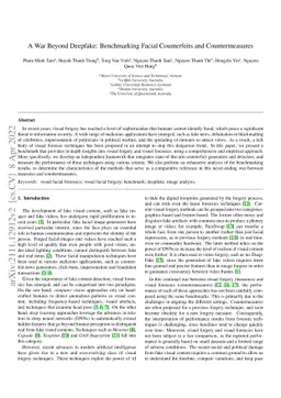 A War Beyond Deepfake: Benchmarking Facial Counterfeits and
  Countermeasures