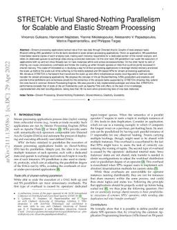 STRETCH: Virtual Shared-Nothing Parallelism for Scalable and Elastic
  Stream Processing