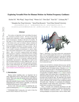 Exploring Versatile Prior for Human Motion via Motion Frequency Guidance