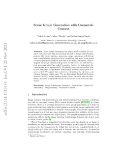 Scene Graph Generation with Geometric Context