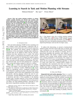 Learning to Search in Task and Motion Planning with Streams