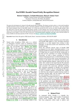 KazNERD: Kazakh Named Entity Recognition Dataset