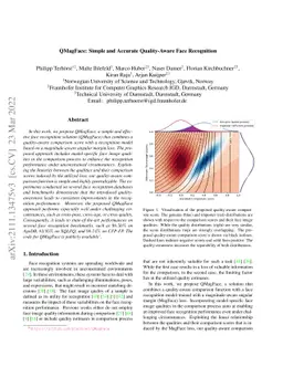 QMagFace: Simple and Accurate Quality-Aware Face Recognition