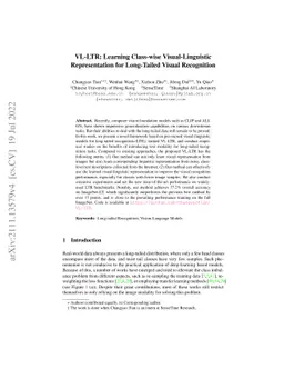 VL-LTR: Learning Class-wise Visual-Linguistic Representation for
  Long-Tailed Visual Recognition