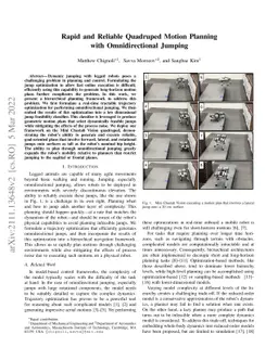 Rapid and Reliable Quadruped Motion Planning with Omnidirectional
  Jumping