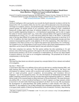 Demystifying Ten Big Ideas and Rules Every Fire Scientist & Engineer
  Should Know About Blackbox, Whitebox & Causal Artificial Intelligence