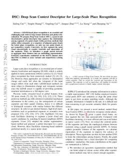 DSC: Deep Scan Context Descriptor for Large-Scale Place Recognition
